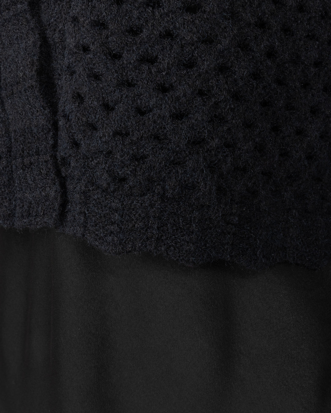 Knit High Low Overlay Dress